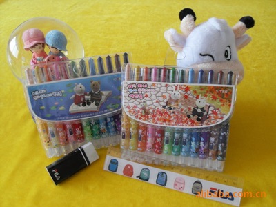 專業(yè)生產(chǎn)供應(yīng)彩色小旋轉(zhuǎn)蠟筆——無錫天松鼠文化用品廠家直銷